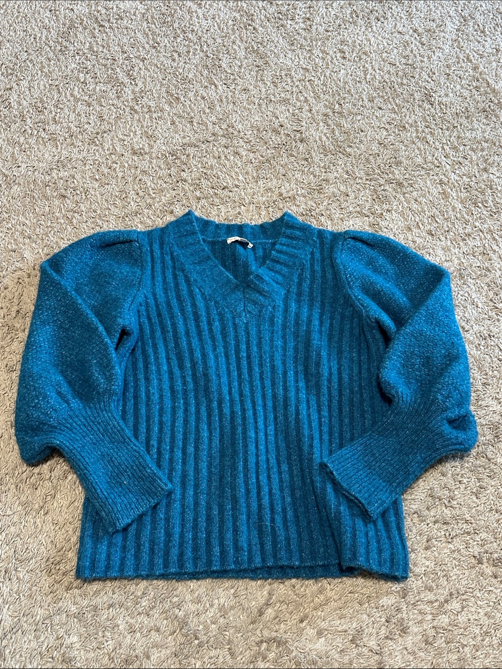 Rebecca Taylor Lofty Ribbed V-Neck Sweater